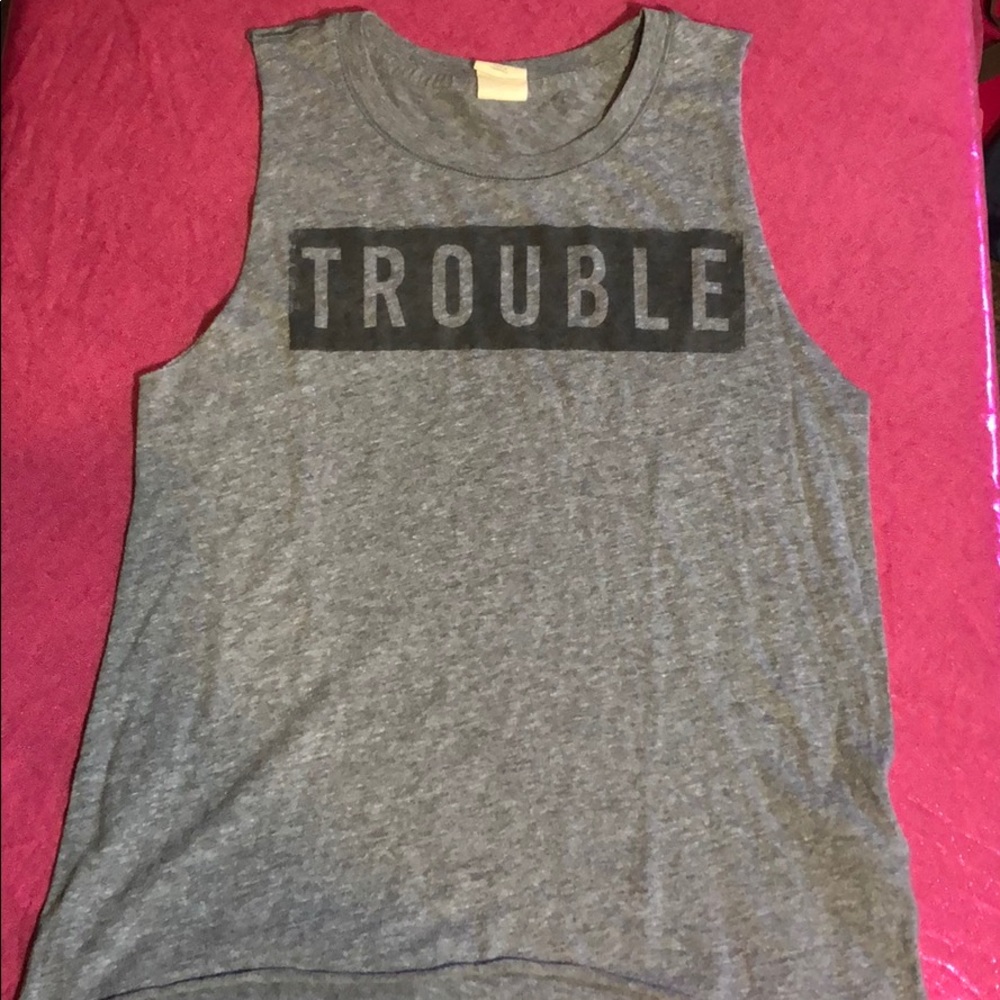 Trouble muscle tee